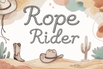 Rope Rider Font for Striking Creative Design