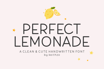 Design Ideas for a Refreshing Lemonade Font