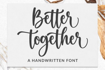 Better Together Font: Designing Collaborative Projects