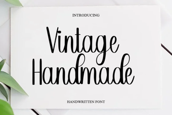 Craft Unique Designs with Vintage Handmade Fonts